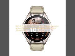 KW348 Fitness Smartwatch with Sleep Tracking, Navigation and AI-Powered Features 5ATM Waterproof Rating and Media Storage