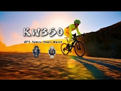 KW350 AMOLED AI Smartwatch With Real-Time Activity & Sleep Trackers AI Q&A 5ATM Waterproof