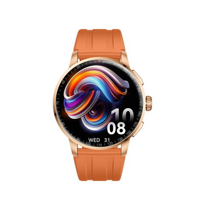 KW258  IP68 Waterproof Smart Watch Round Shape For Sports Design