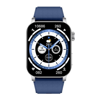 KW265 60Hz AMOLED Smartwatch – 3D Dynamic UI, AOD Customization, 45 Days Standby, Black/Silver