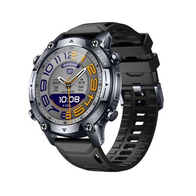 KW350 AMOLED AI Smartwatch with Real-Time Activity & Sleep Trackers AI Q&A 5ATM Waterproof