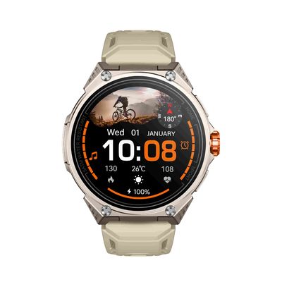KW348 Fitness Smartwatch With Sleep Tracking, Navigation And AI-Powered Features 5ATM Waterproof Rating And Media Storage