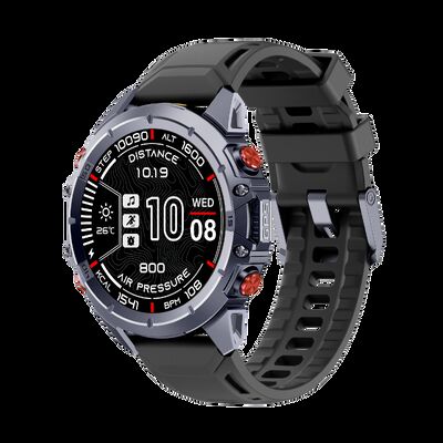 KW352 Outdoor GPS Smartwatch With Dual-Color Flashlight & Bluetooth Intercom
